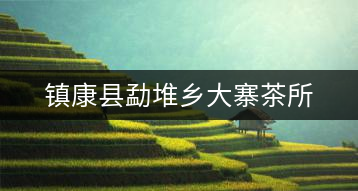 鎮康縣勐堆鄉大寨茶所