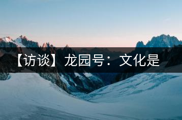 【訪談】龍園號：文化是企業的根本生命力