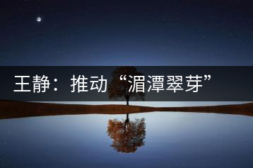 王靜：推動“湄潭翠芽”申報國家非遺