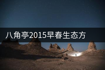 八角亭2015早春生態方磚正式上市茶界大神如何評價