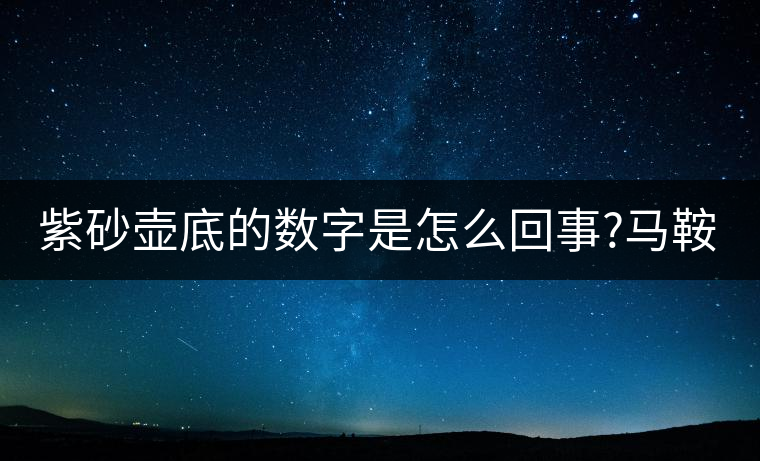 紫砂壺底的數字是怎么回事?馬鞍山的普洱茶品質如何?紫砂壺底的數字是怎么回事？馬鞍山的普洱茶品質如何？