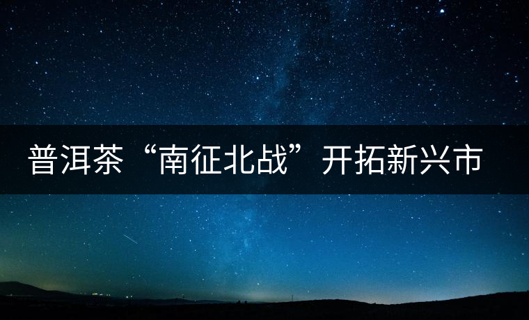 普洱茶“南征北戰”開拓新興市場