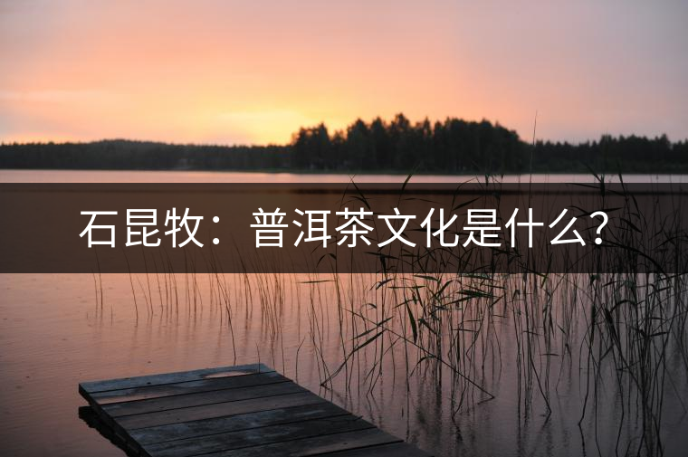 石昆牧：普洱茶文化是什么？