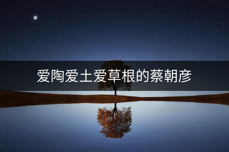 愛陶愛土愛草根的蔡朝彥