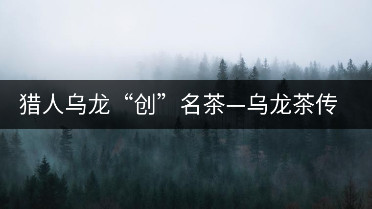 獵人烏龍“創”名茶—烏龍茶傳奇