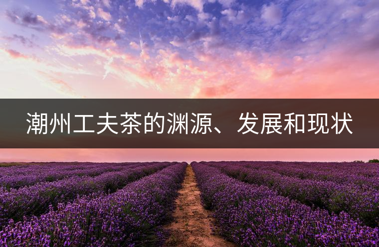 潮州工夫茶的淵源、發(fā)展和現(xiàn)狀