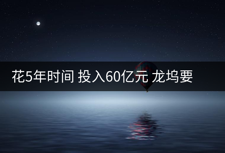 花5年時間 投入60億元 龍塢要成為茶產業小鎮