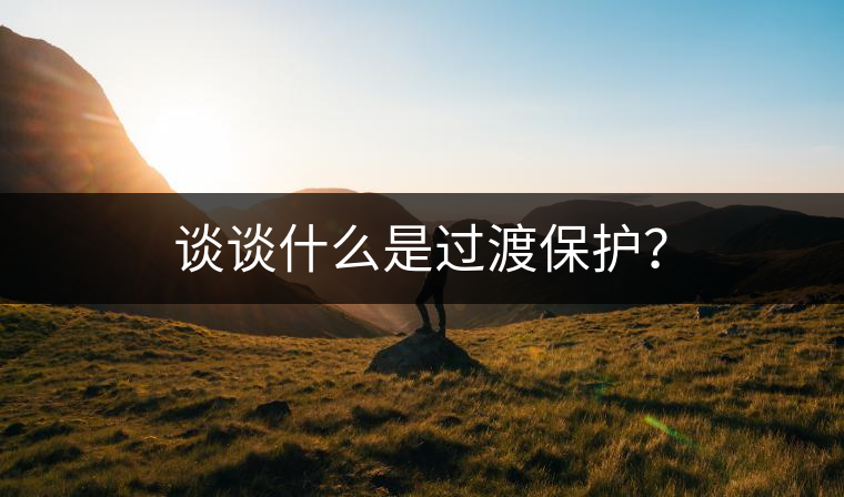 談談什么是過渡保護? 談談什么是過渡保護?