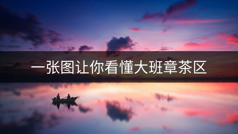 一張圖讓你看懂大班章茶區