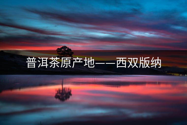 普洱茶原產地——西雙版納