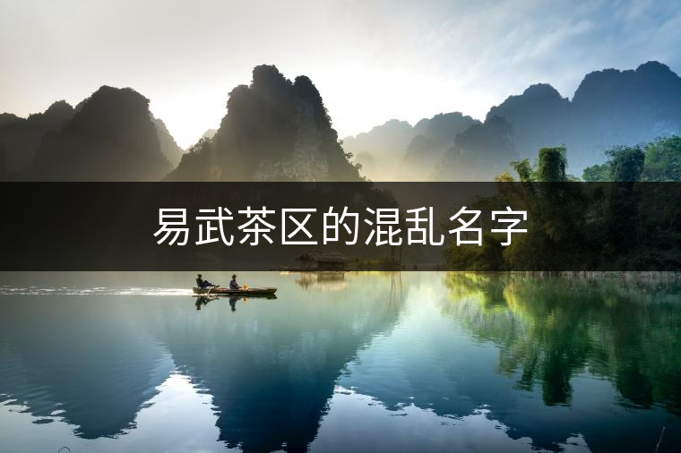 易武茶區的混亂名字