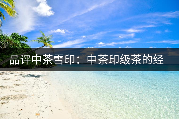 品評中茶雪印：中茶印級茶的經典傳承