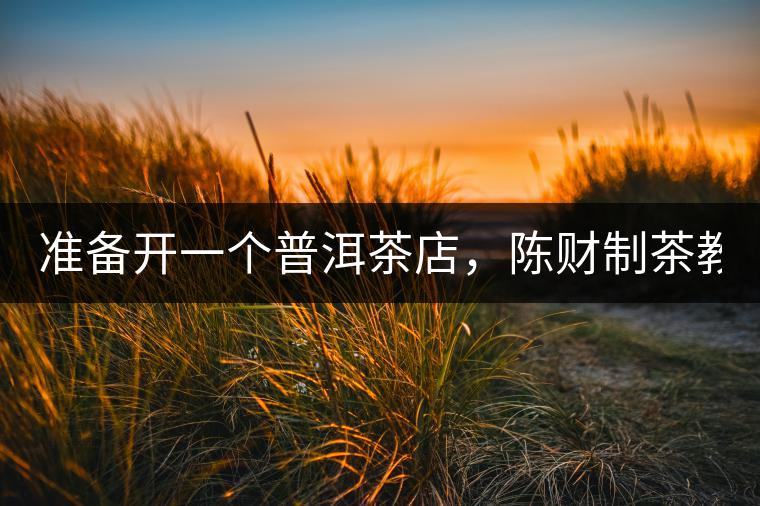 準(zhǔn)備開(kāi)一個(gè)普洱茶店,陳財(cái)制茶教你怎么做! 準(zhǔn)備開(kāi)一個(gè)普洱茶店,陳財(cái)制茶教你怎么做!