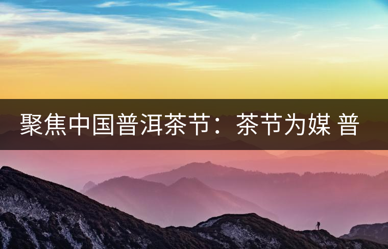 聚焦中國普洱茶節：茶節為媒 普洱啟航