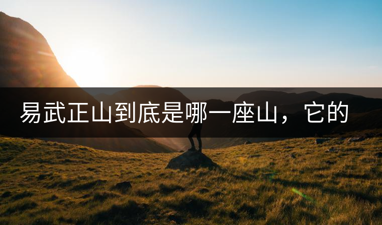 易武正山到底是哪一座山，它的含義你了解嗎？