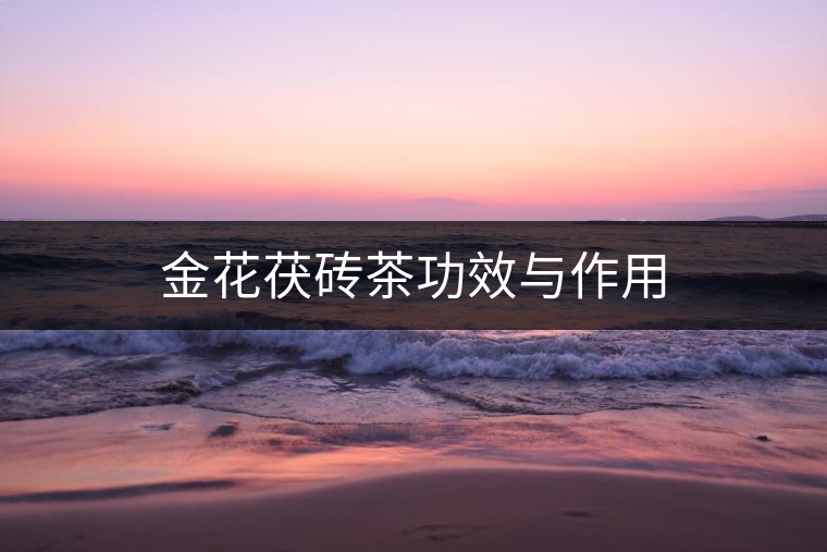 金花茯磚茶功效與作用 金花茯磚茶功效與作用