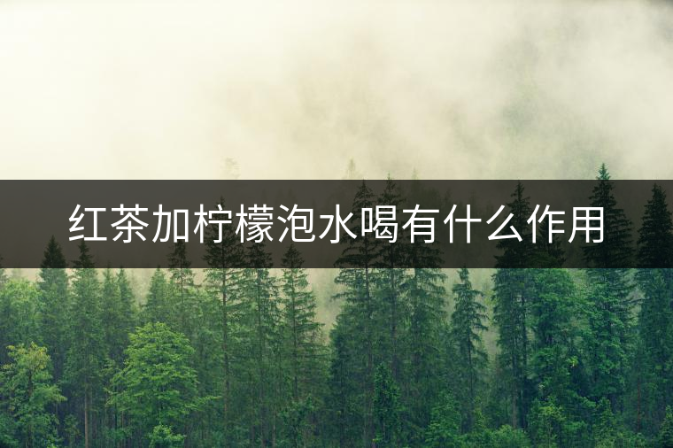 紅茶加檸檬泡水喝有什么作用 紅茶加檸檬泡水喝有什么作用
