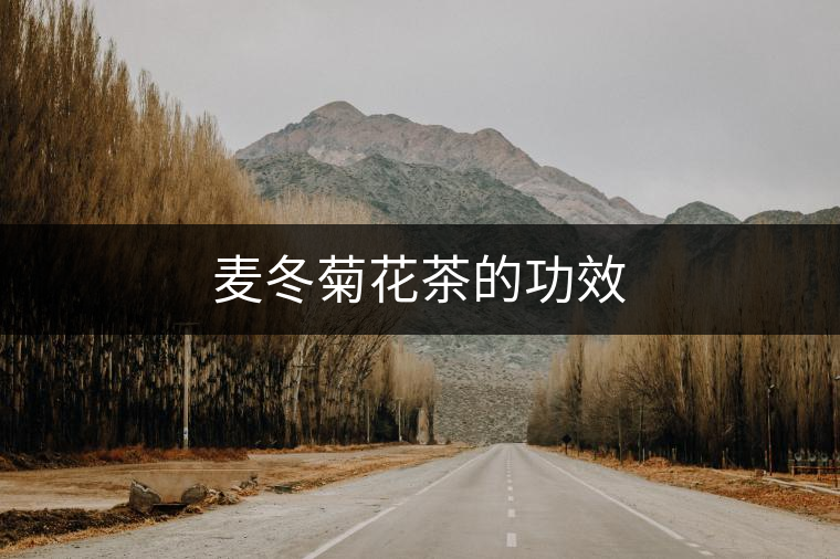 麥冬菊花茶的功效