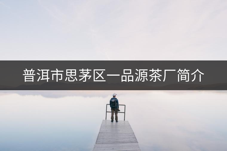 普洱市思茅區一品源茶廠簡介