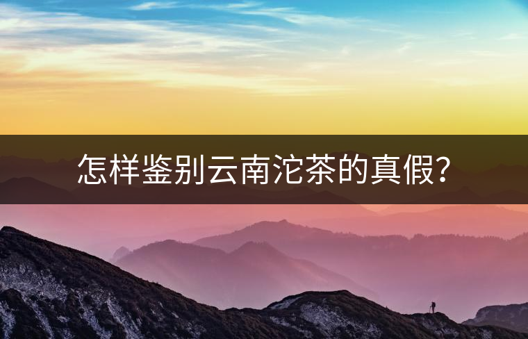 怎樣鑒別云南沱茶的真假? 怎樣鑒別云南沱茶的真假?