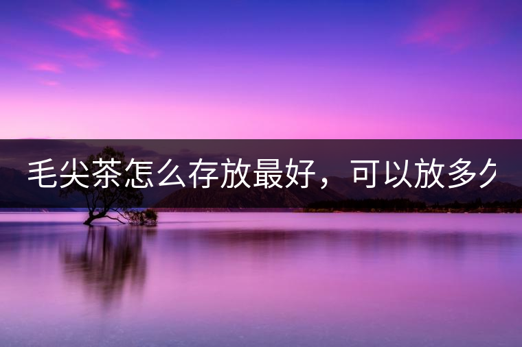 毛尖茶怎么存放最好,可以放多久? 毛尖茶怎么存放最好,可以放多久?