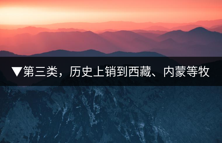 ▼第三類,歷史上銷到西藏、內蒙等牧區沒飲完而保存下來的老茶 ▼第三類,歷史上銷到西藏、內蒙等牧區沒飲完而保存下來的老茶